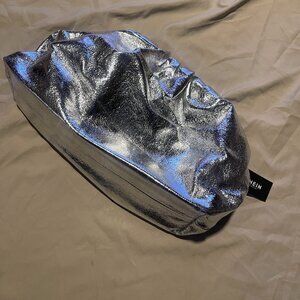 Shein Silver Clutch – Snap Closure, Party Ready -- NWT